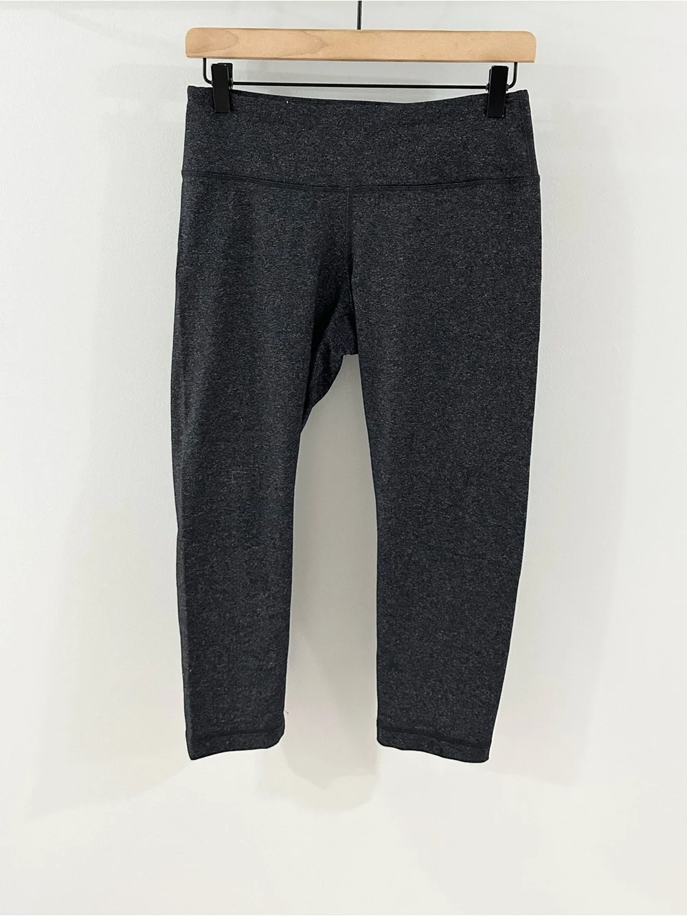 90 Degree By Reflex Cropped Leggings // Gray // Medium